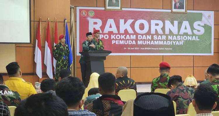 Buka Rakornas KOKAM & SAR Pemuda Muhammadiyah, Ketua PP Muhammadiyah: Harus Bertumbuh Menjaga NKRI dan Muhammadiyah