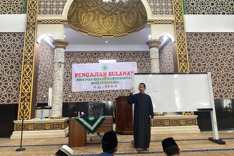 PD Muhammadiyah Pekanbaru Gelar Pengajian Bulanan Perdana Sekaligus Silaturahmi Syawal